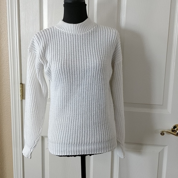 Helium Sweaters - Vintage 90s Helium white sweater S made in USA